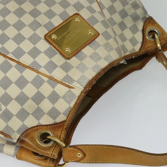 LOUIS VUITTON Damier Azur Galliera PM Shoulder Bag LV Auth - Picture 7 of 16